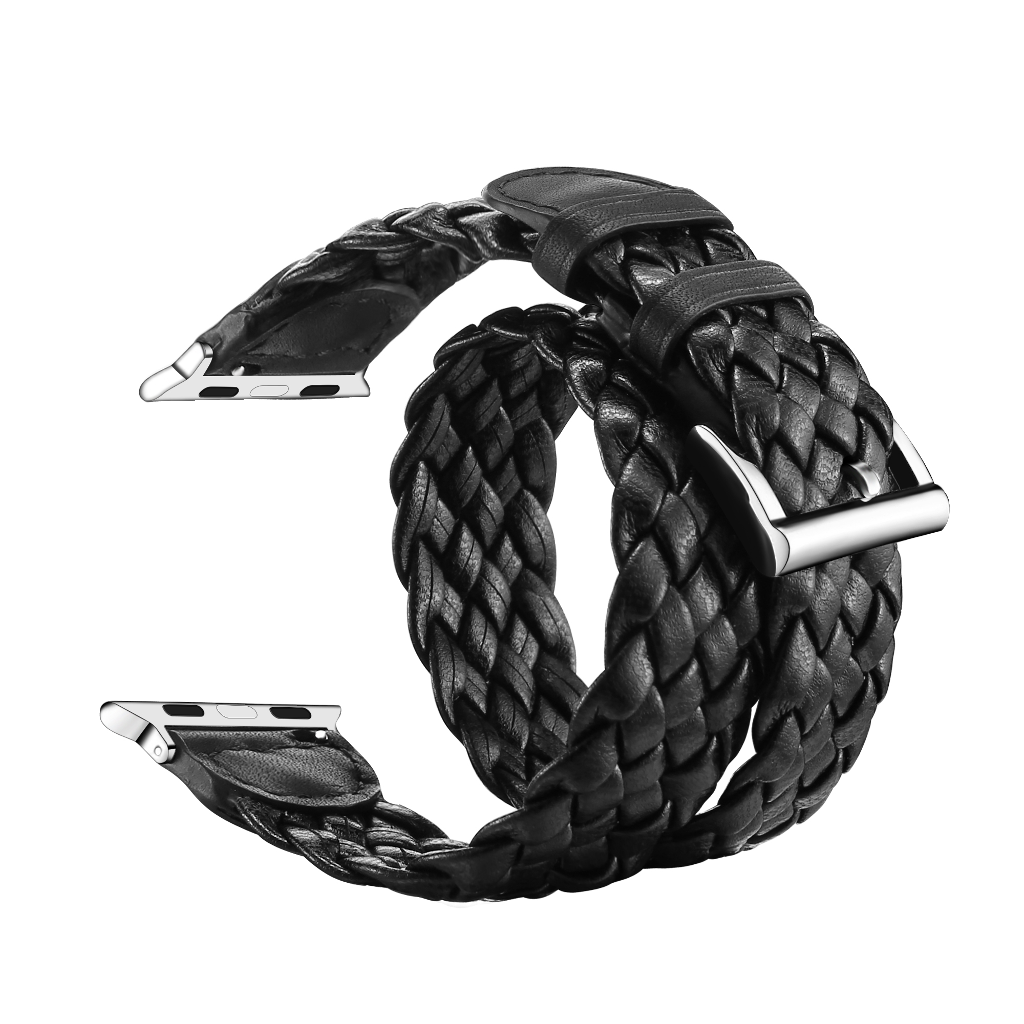 Leather Braided Apple Watch Band 