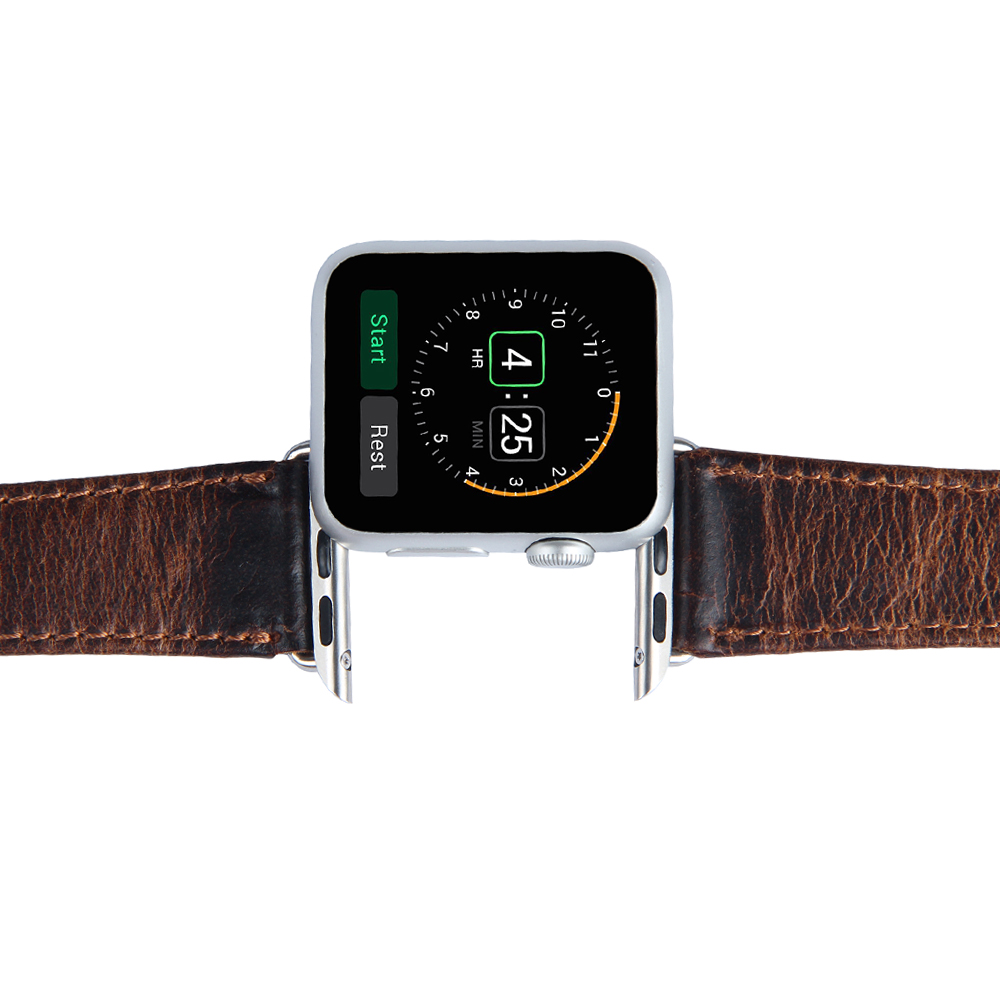 Crazy Horse Genuine Leather Watch Band 