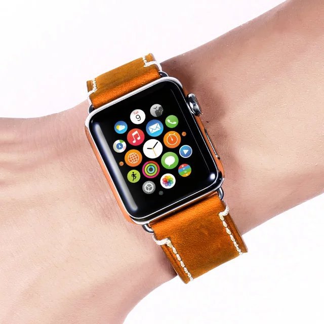 Cowboy Genuine Leather Watch Band 